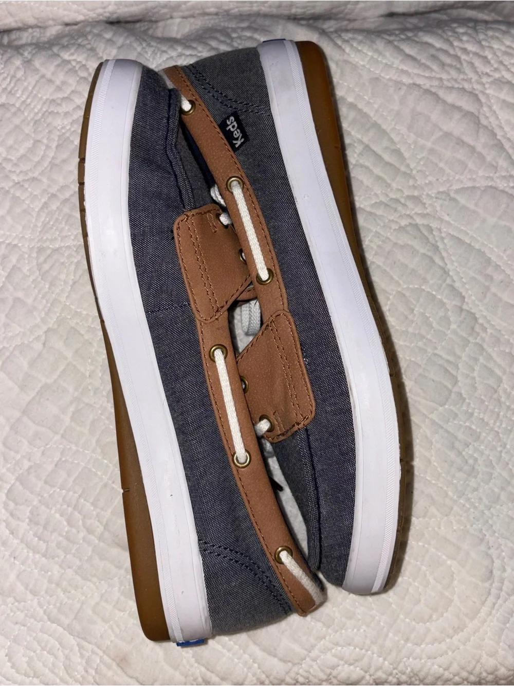 Keds Charter Women's Casual Shoe in Blue Size 6.5
